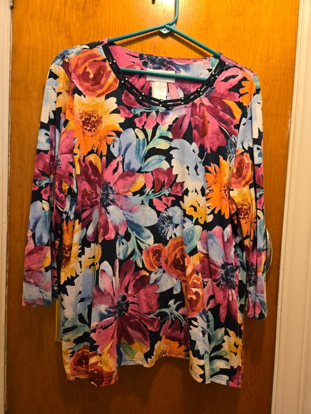 Alfred Dunner Floral Top XL